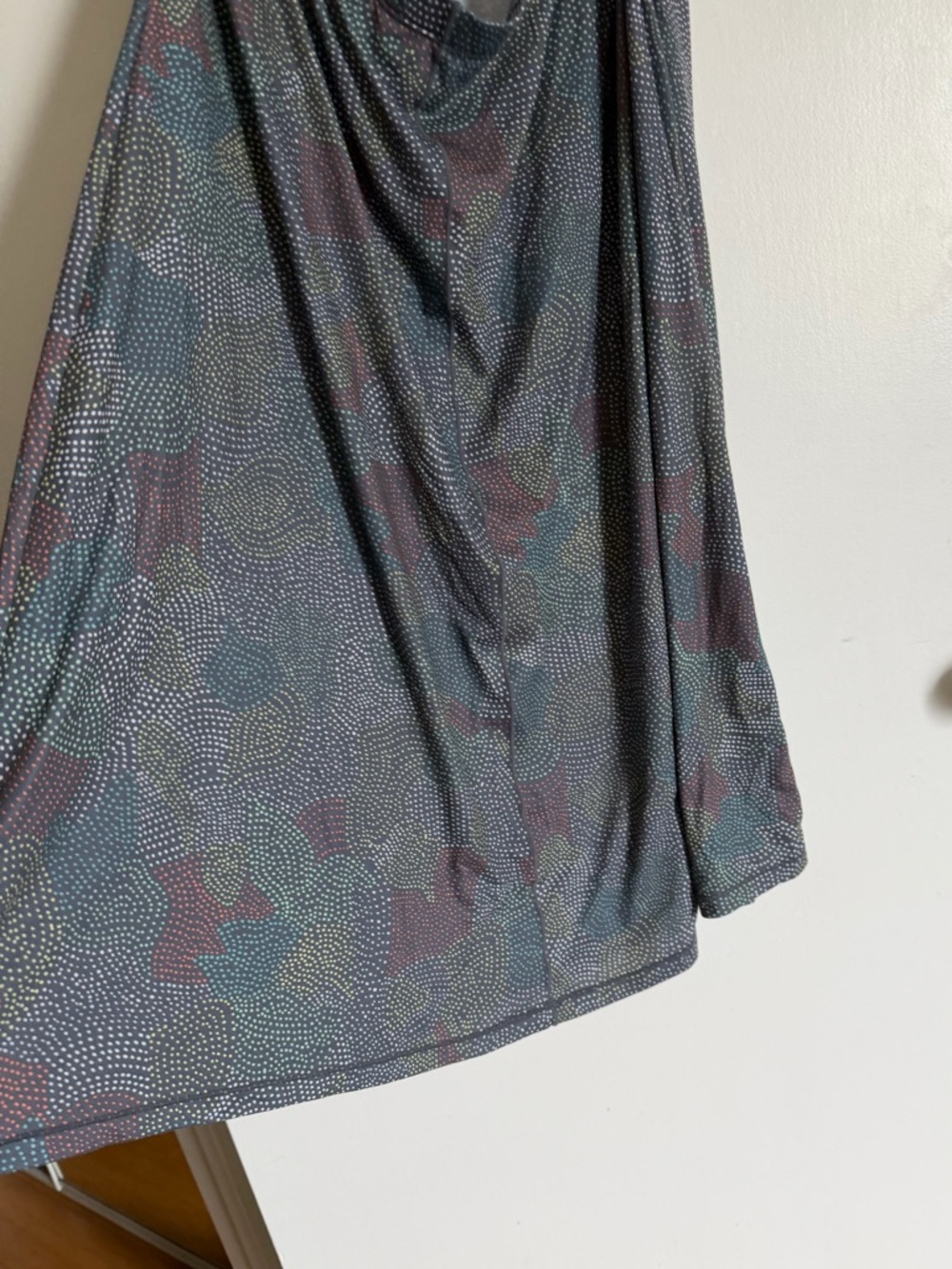 Prana Women’s Chalkboard Dotty Skypath Knee Length Dress size XL EUC - Picture 6 of 10